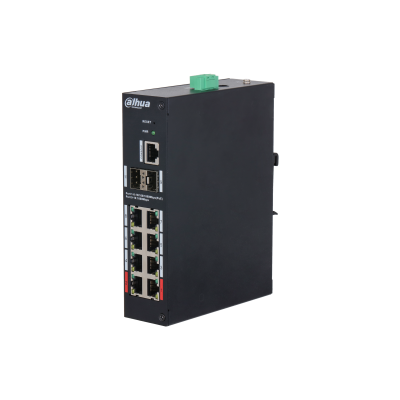  Dahua10-Port Managed Hardened Gigabit Switch with 8-Port PoE