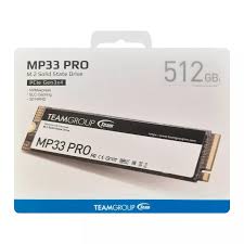 Team M.2-2280 PCle Gen 3X4 MP33 PRO 512GB
