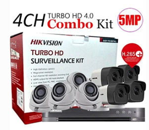 Hikvision 4 Channel Package - 5MP